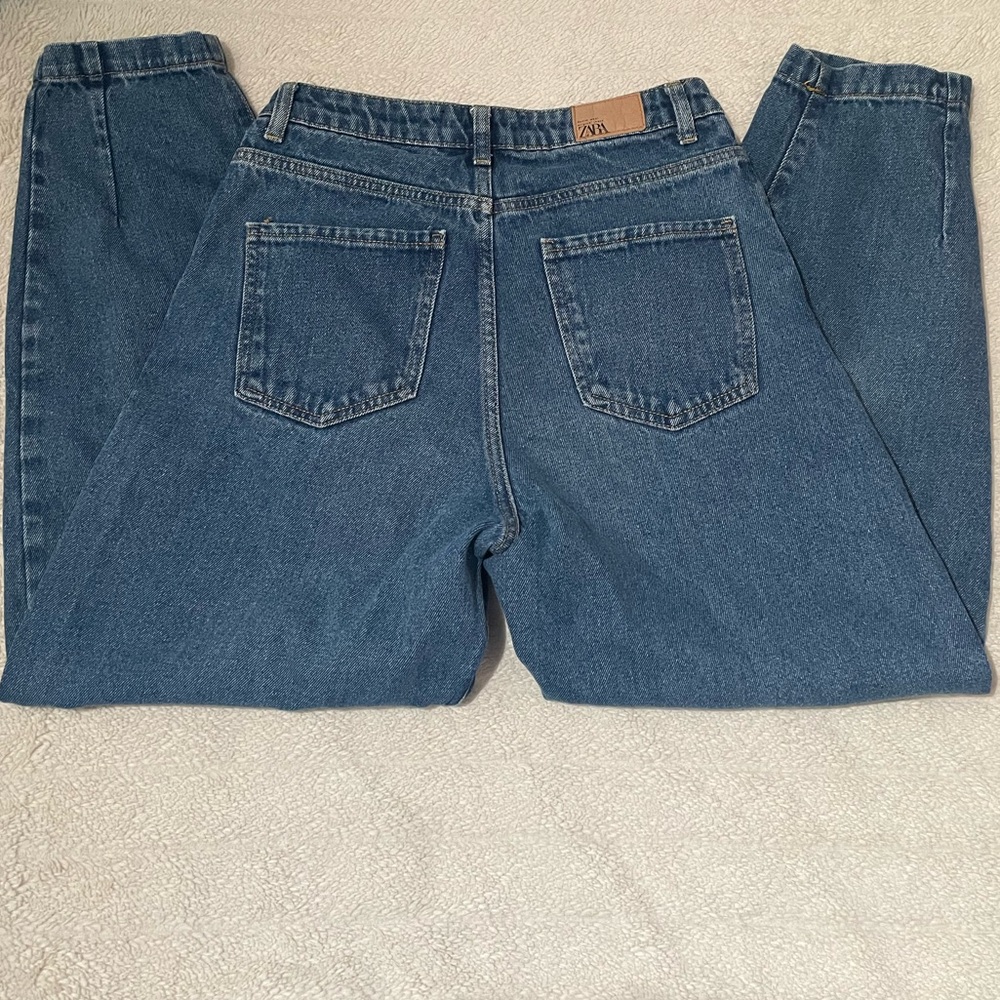 Zara Baggy Slouchy High Rise Balloon Cut Jeans - Picture 5 of 11